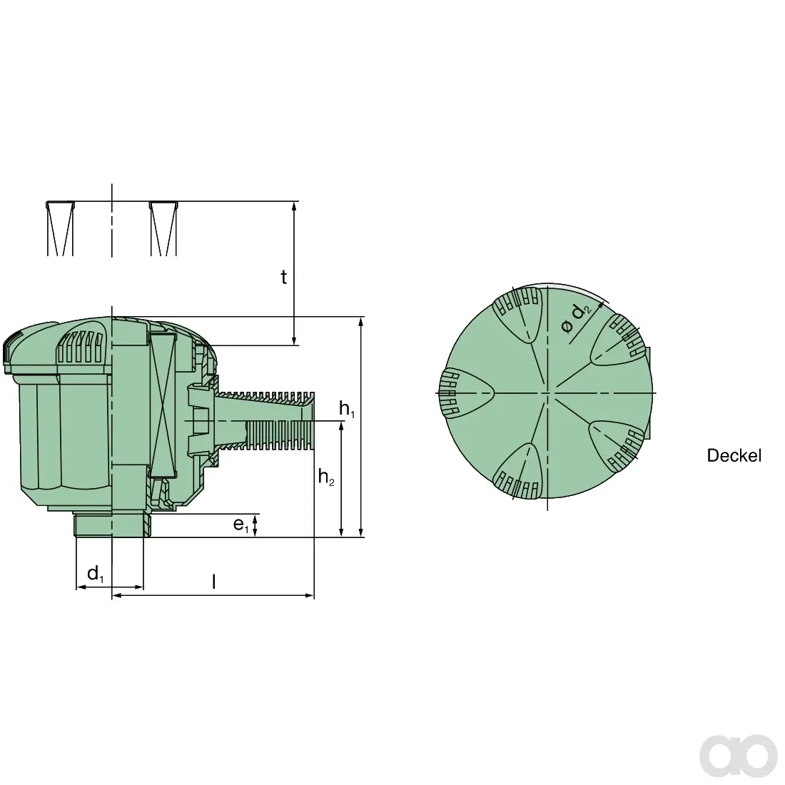 Mann Hummel - 44 010 82 997 - Luftfilter (Picolino Dämpferfilter)