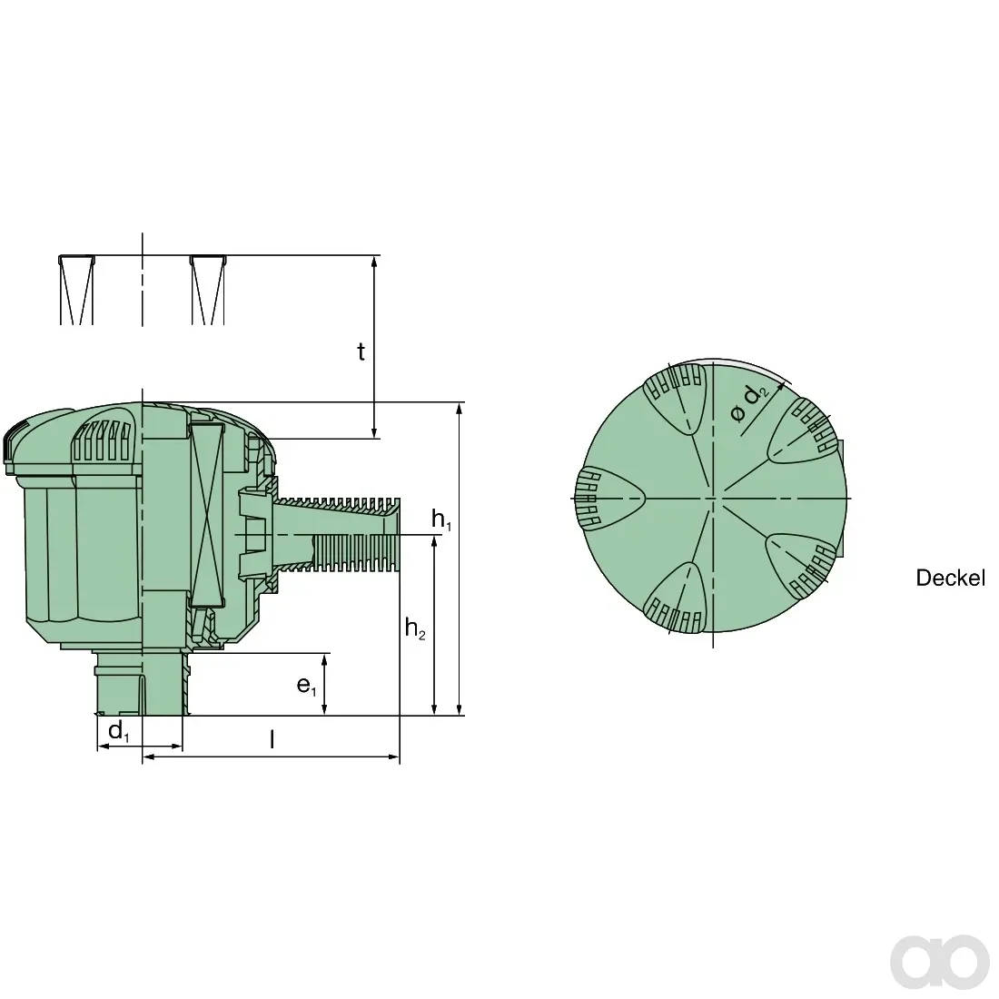Mann Hummel - 44 050 87 998 - Luftfilter (Picolino Dämpferfilter)