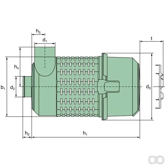Mann Hummel - 44 180 92 960 - Luftfilter (Europiclon Vakuumfilter)