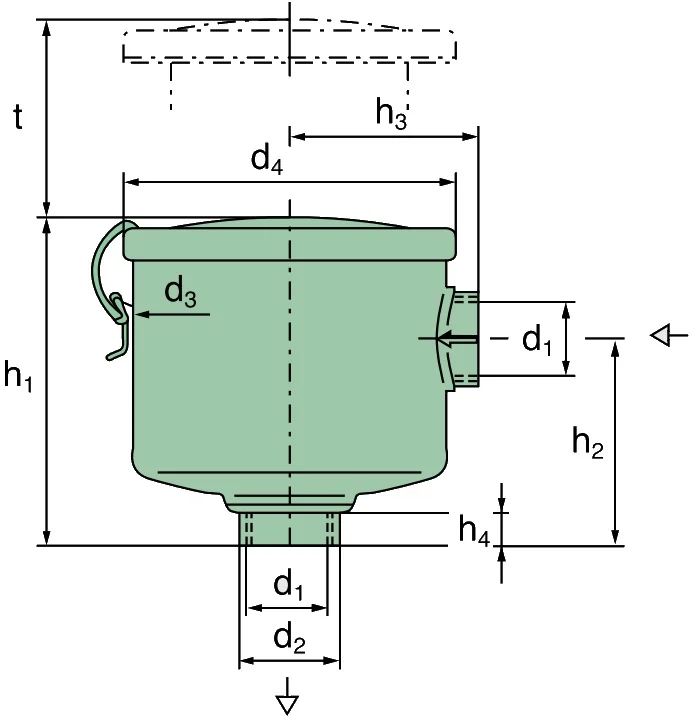 Mann Hummel - 45 124 72 104 - Luftfilter (Vakuumfilter G 2 1/2inches )