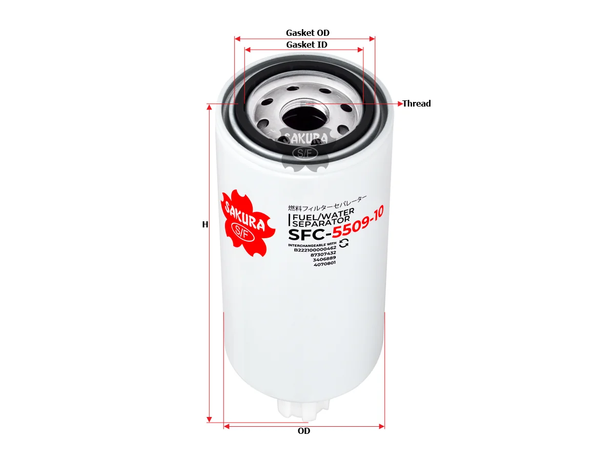 Sakura - SFC-5509-10 - Kraftstofffilter SpinOn