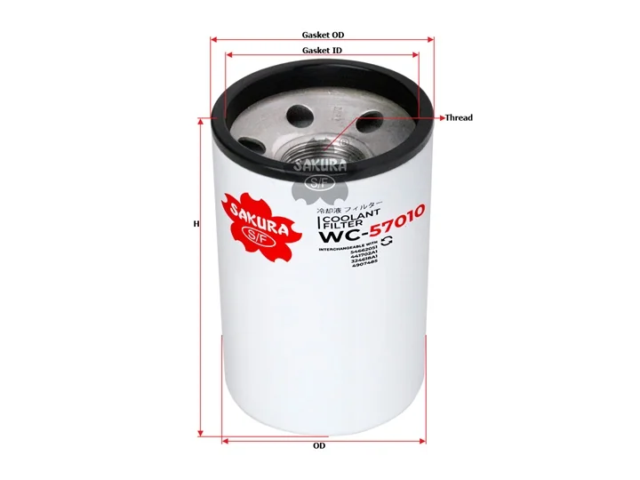 Sakura - WC-57010 - Kühlflüssigkeitsfilterelement