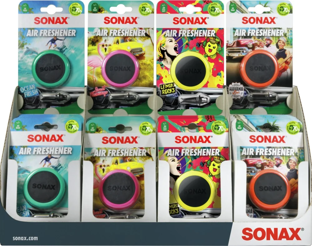 Sonax - SONAX Air Freshener - Thekendisplay gemischt