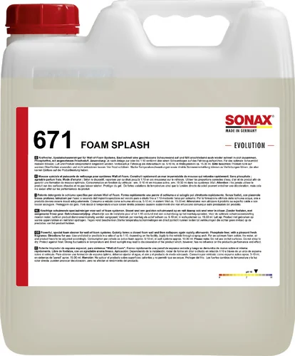 Sonax - SONAX Foam Splash - EVOLUTION - 10 Ltr