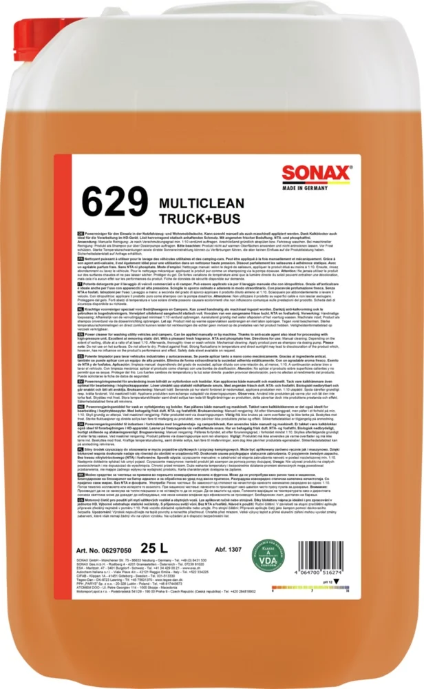 Sonax - SONAX MultiClean Truck+Bus - 25 Ltr - SONAX MultiClean Truck+Bus - 25 Ltr