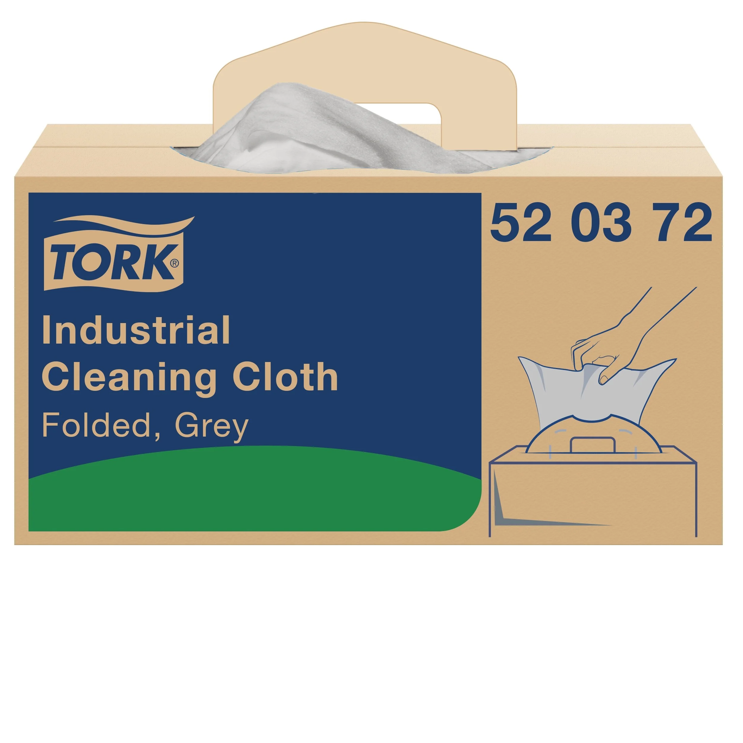 Tork - Tork Industrie - Reinigungstücher grau W7