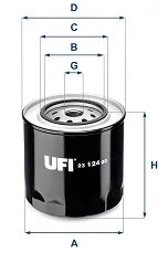UFI Filters - 23.124.00 - Ölfilter SpinOn