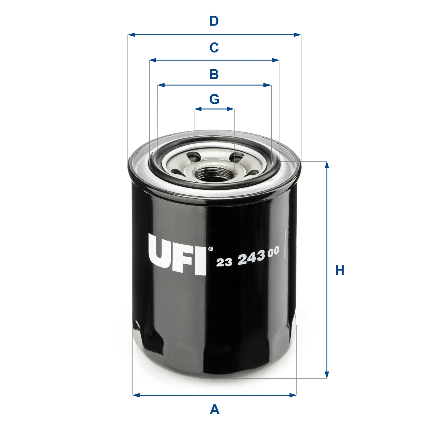 UFI Filters - 23.243.00 - Ölfilter SpinOn