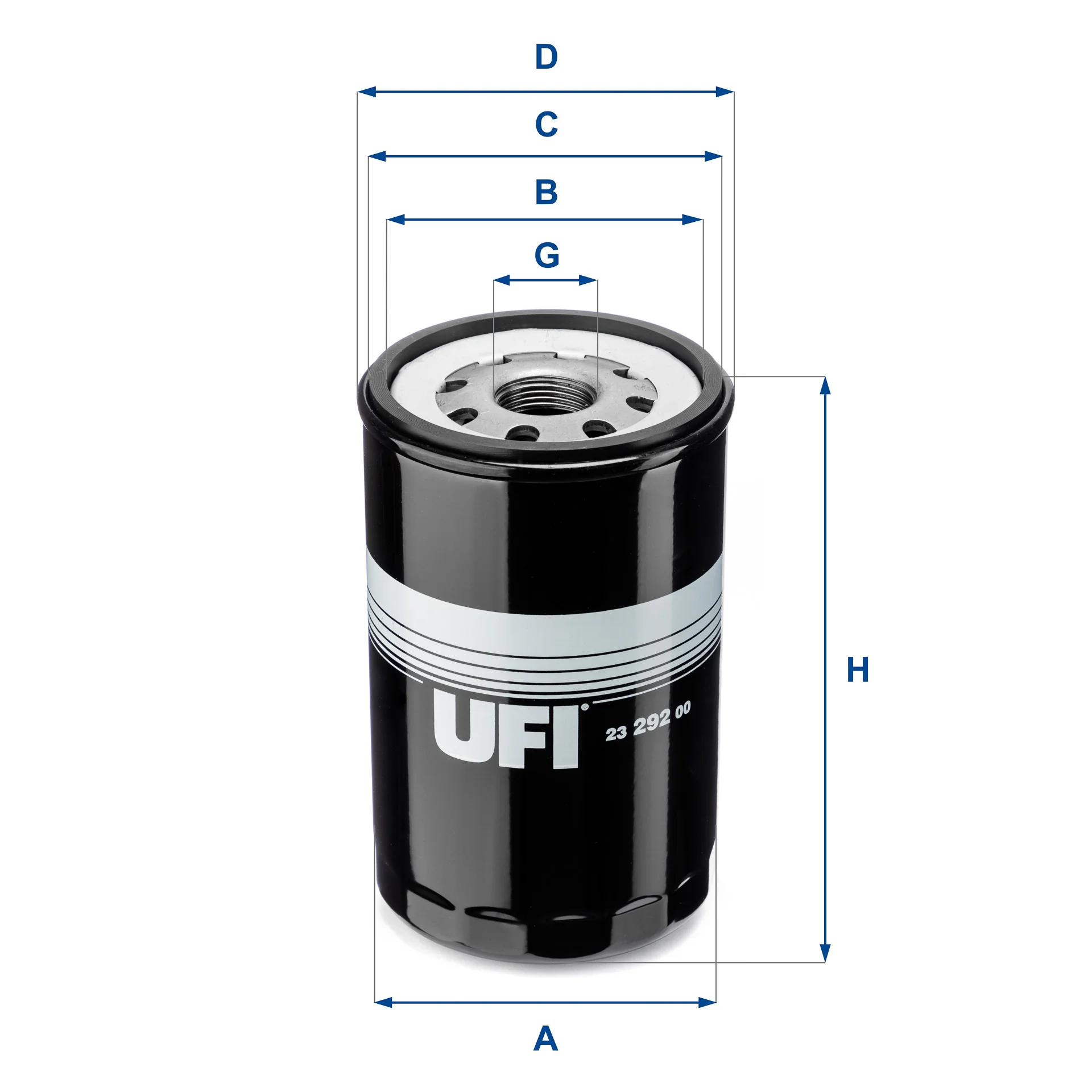 UFI Filters - 23.292.00 - Ölfilter SpinOn