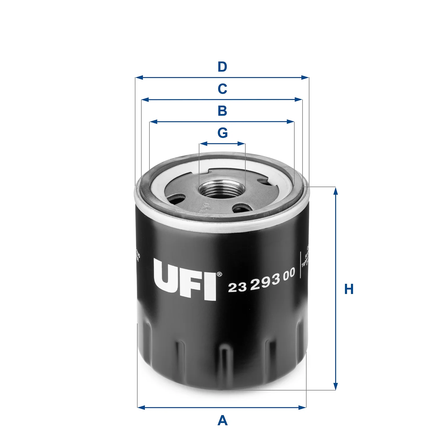 UFI Filters - 23.302.00 - Ölfilter SpinOn