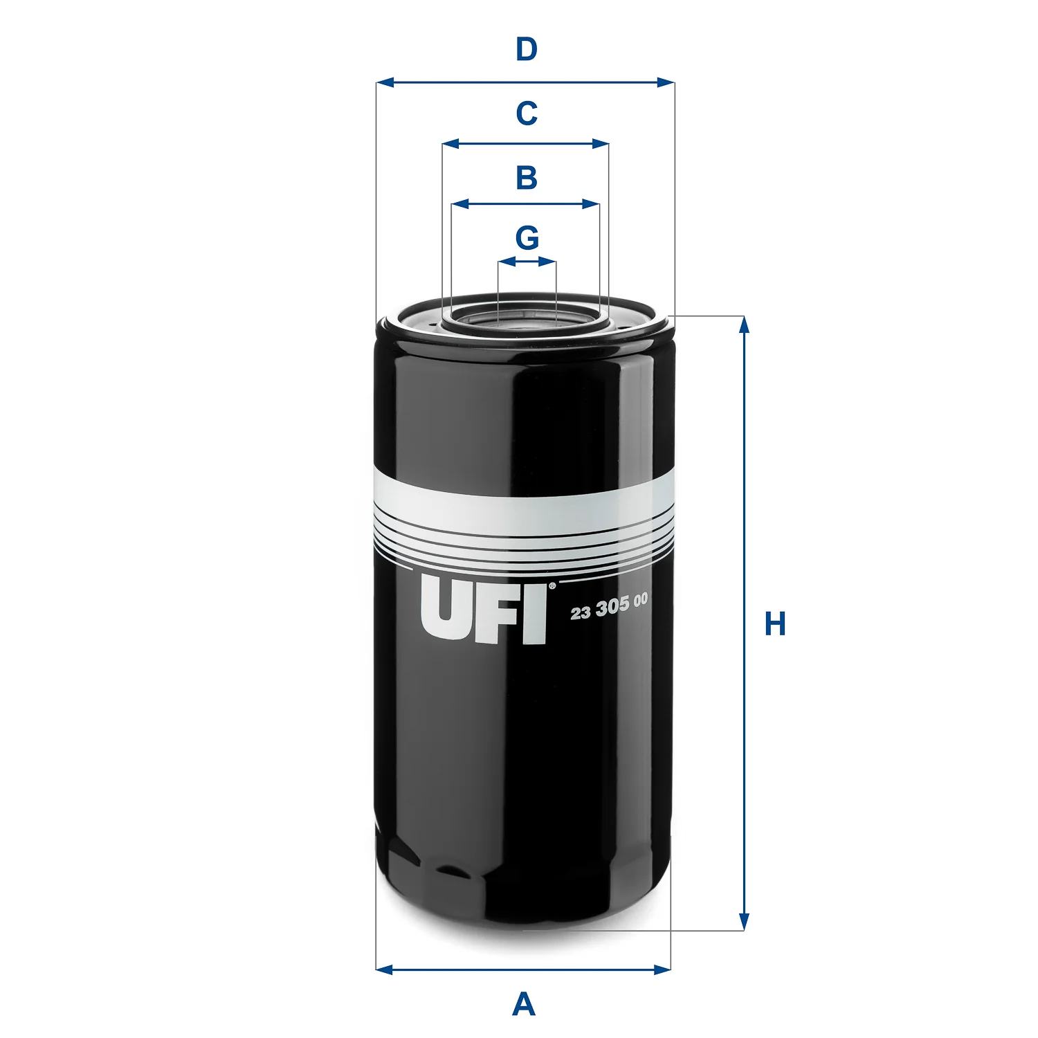 UFI Filters - 23.305.00 - Ölfilter SpinOn