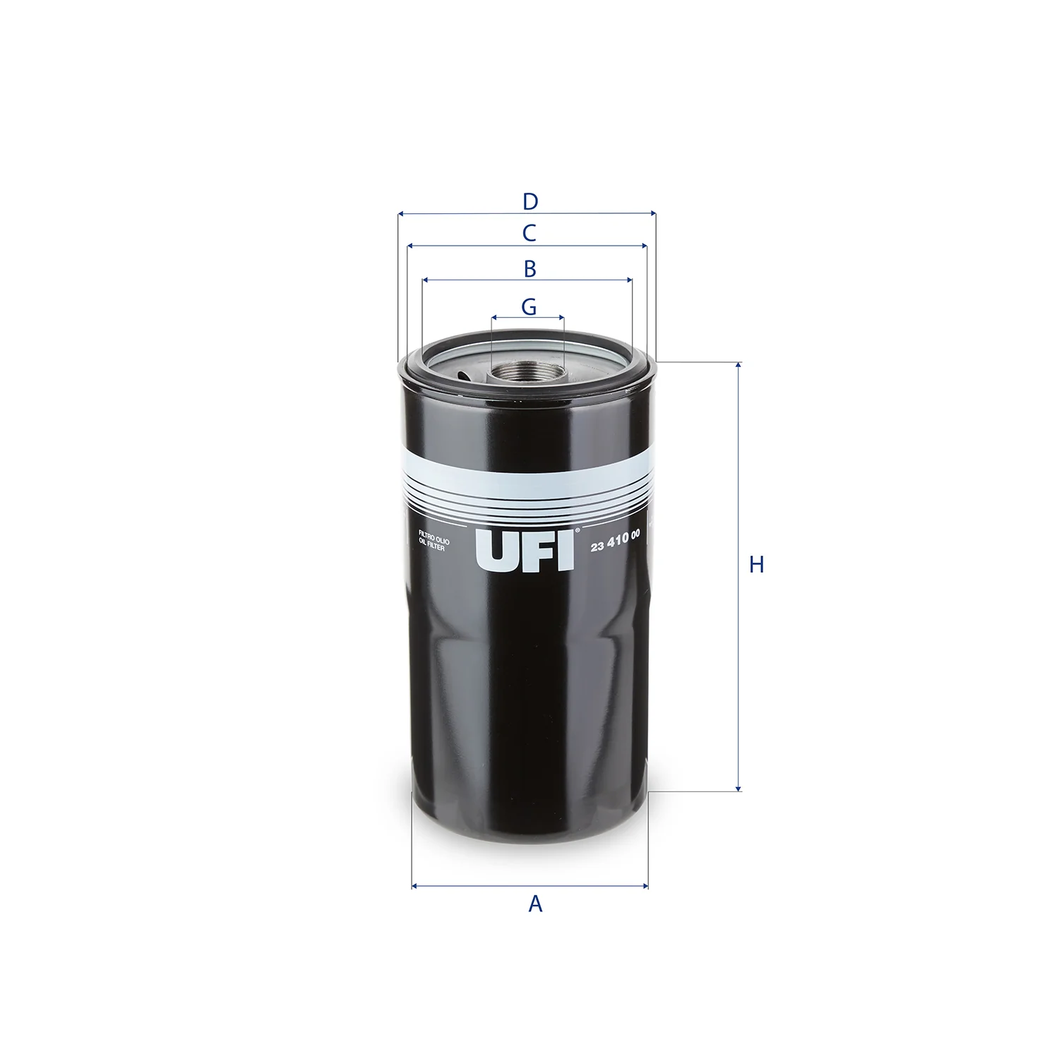 UFI Filters - 23.410.00 - Ölfilter SpinOn