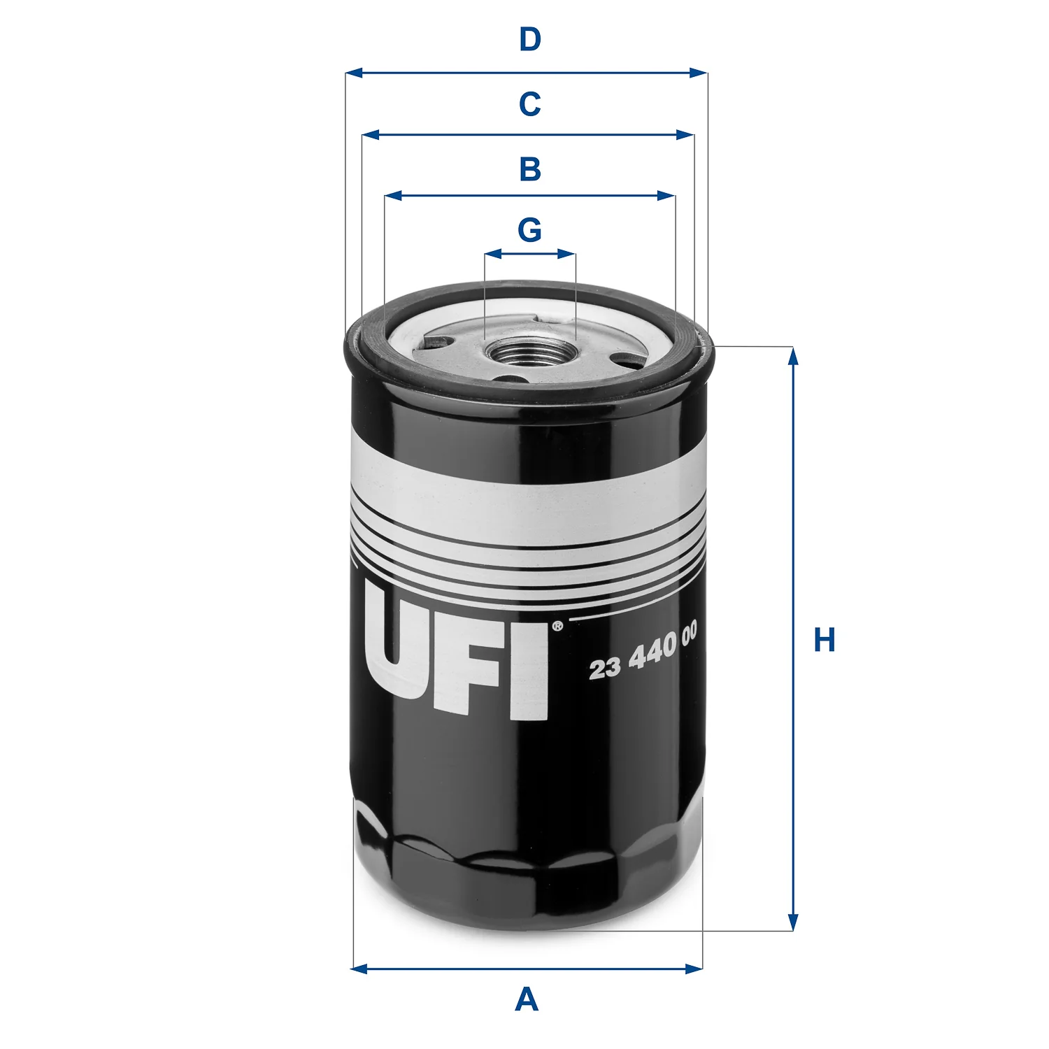 UFI Filters - 23.440.00 - Ölfilter SpinOn