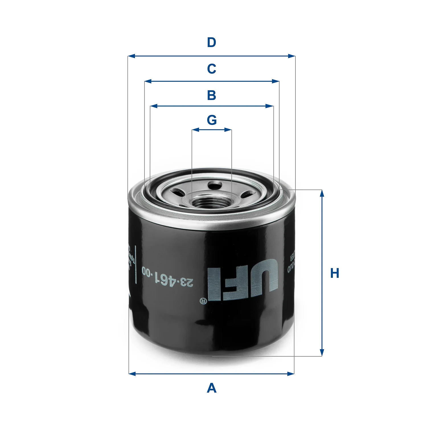 UFI Filters - 23.461.00 - Ölfilter SpinOn