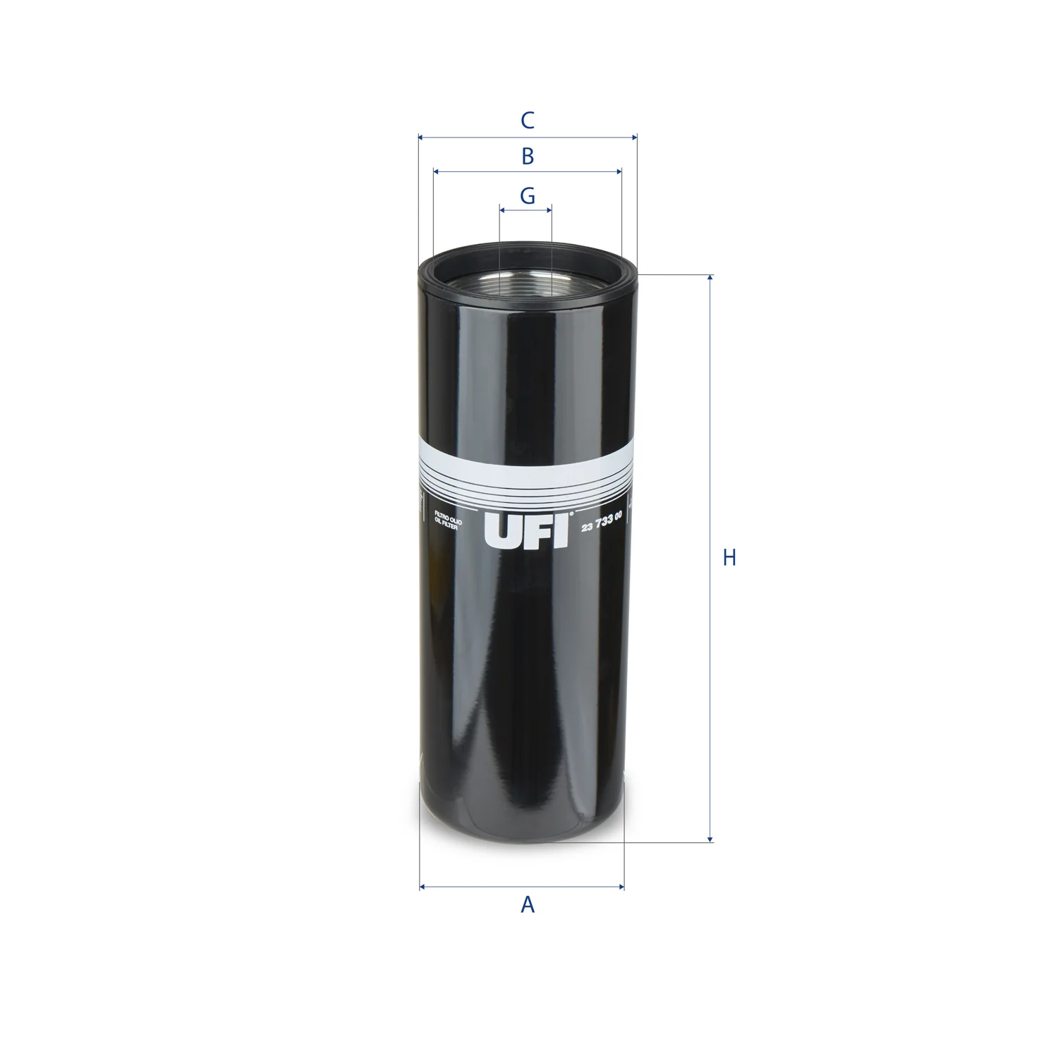 UFI Filters - 23.733.00 - Ölfilter SpinOn