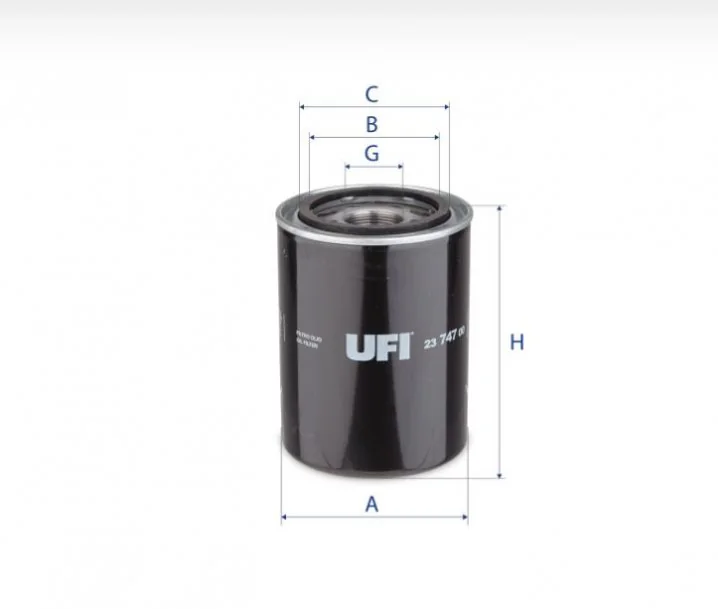 UFI Filters - 23.747.00 - Ölfilter SpinOn