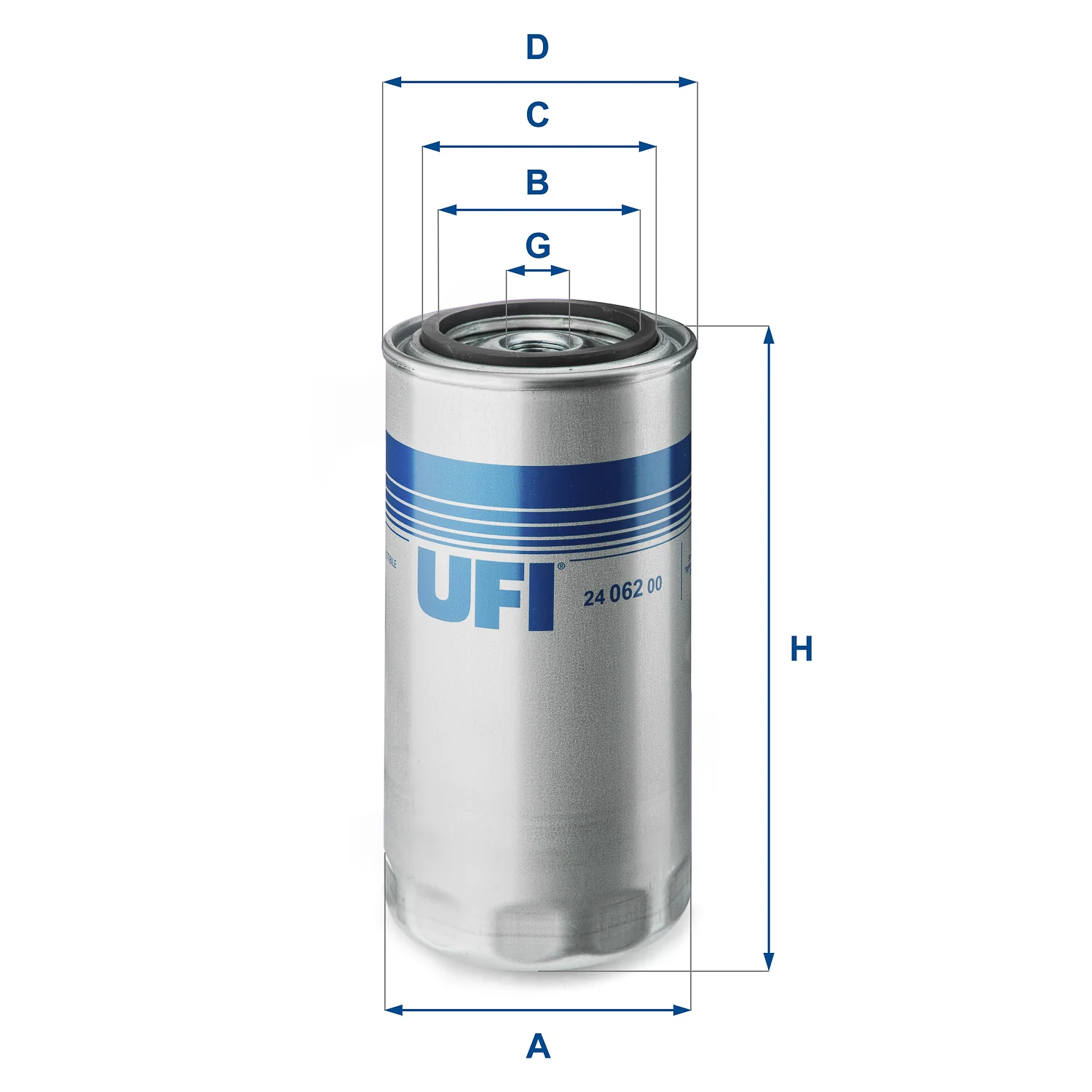 UFI Filters - 24.062.00 - Kraftstofffilter SpinOn