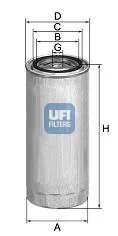 UFI Filters - 24.139.00 - Kraftstofffilter SpinOn
