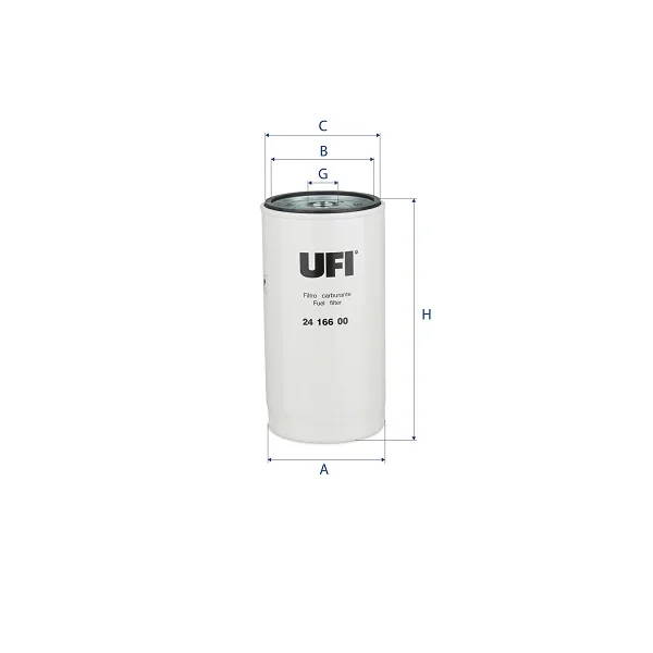 UFI Filters - 24.166.00 - Kraftstofffilter SpinOn