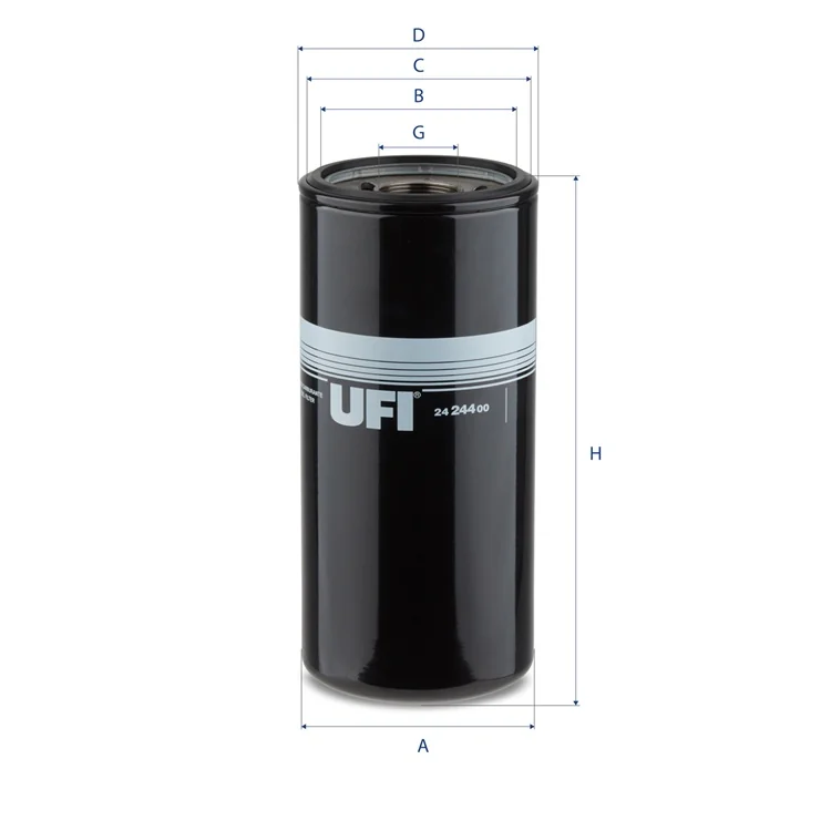 UFI Filters - 24.244.00 - Kraftstofffilter SpinOn