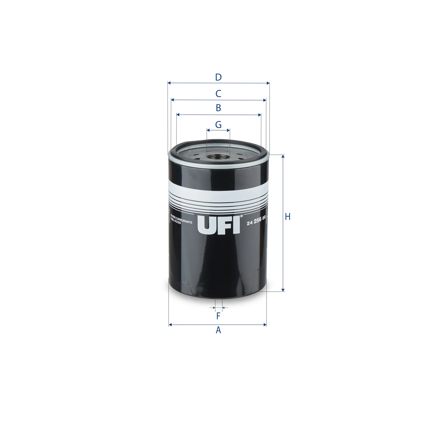 UFI Filters - 24.256.00 - Kraftstofffilter SpinOn