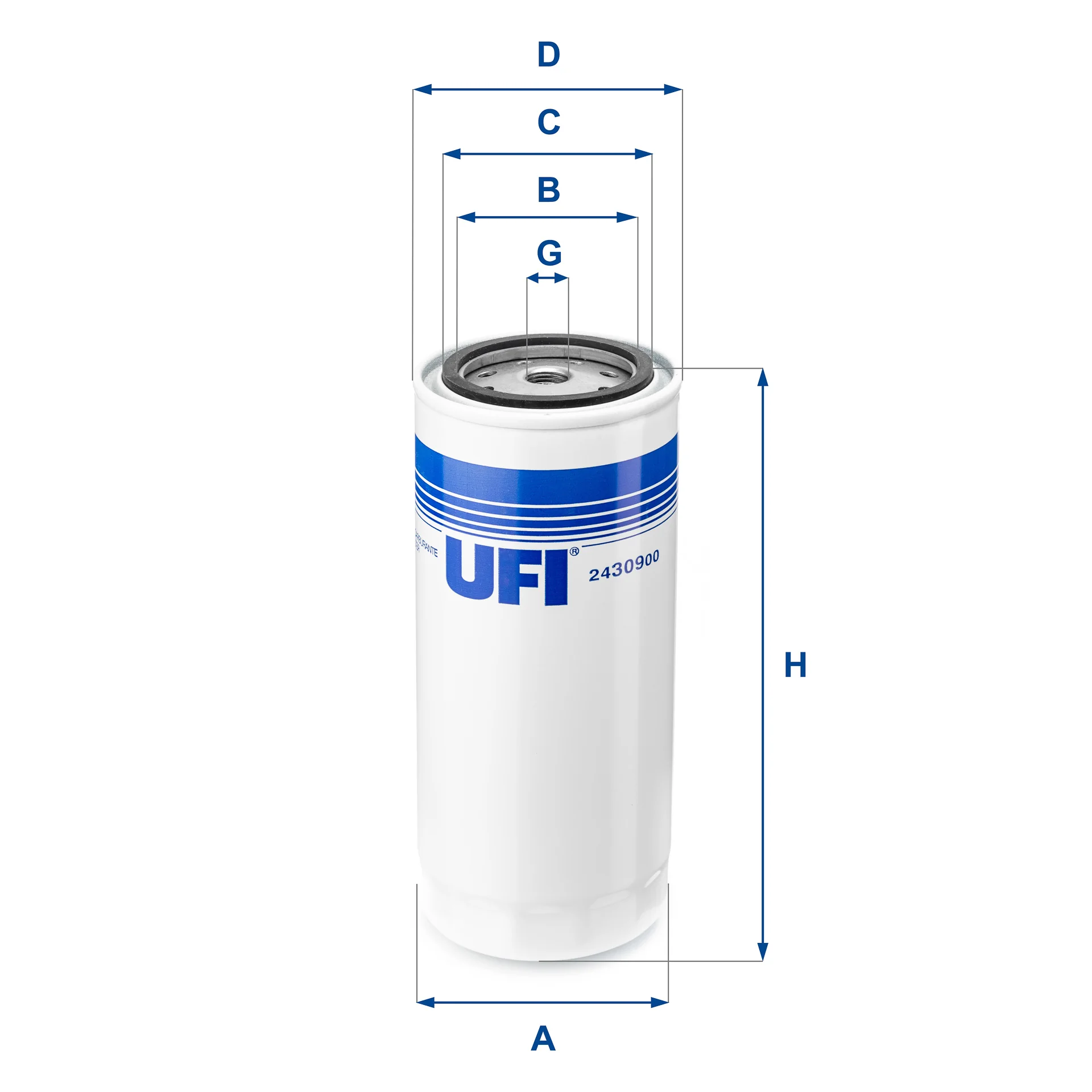 UFI Filters - 24.309.00 - Kraftstofffilter SpinOn