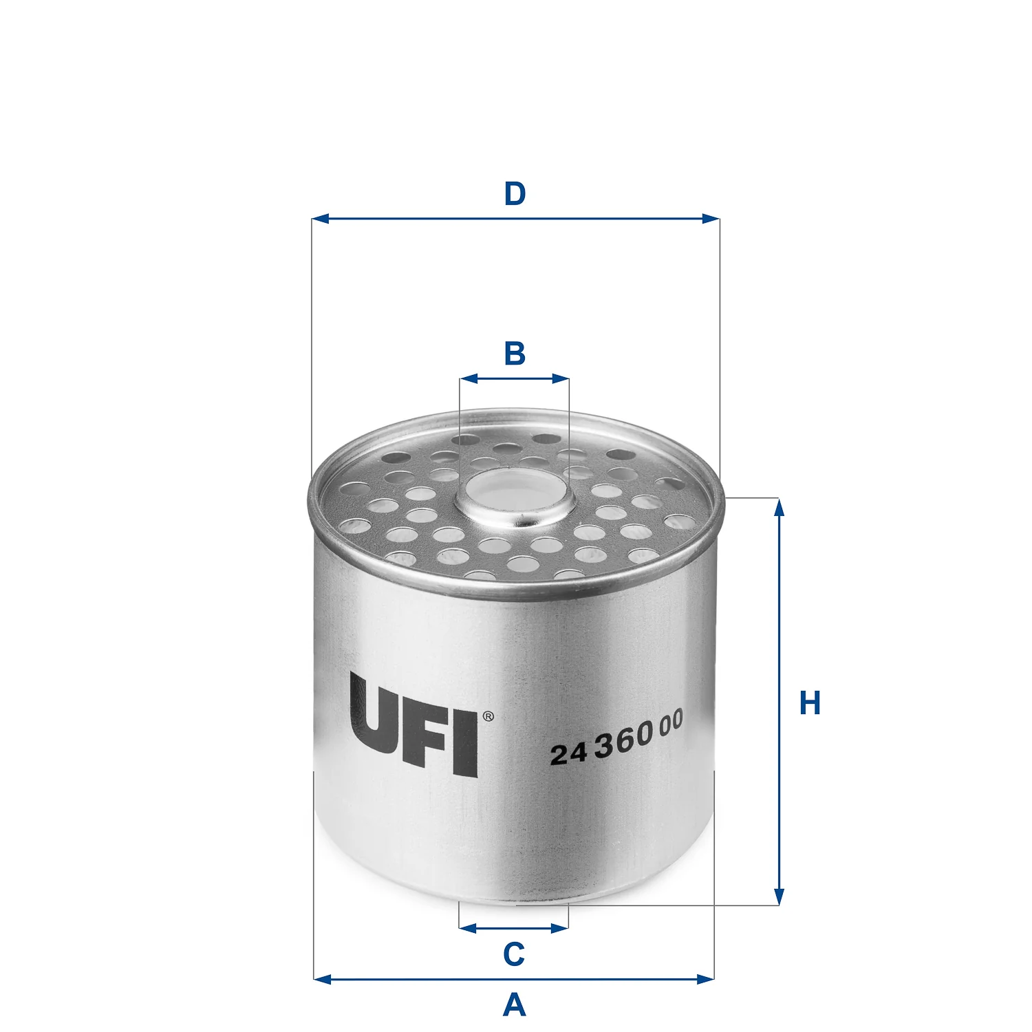 UFI Filters - 24.360.00 - Kraftstofffilter SpinOn