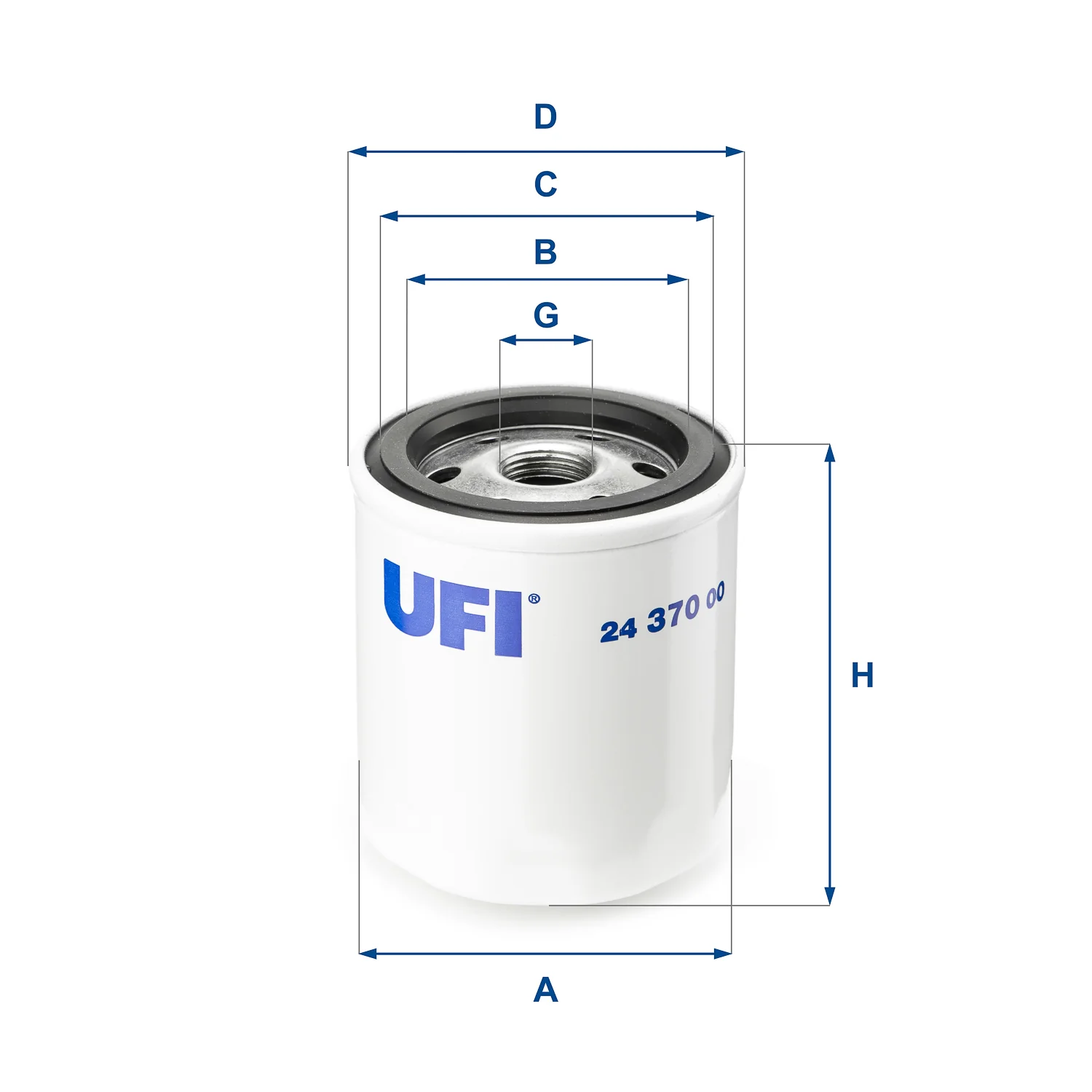 UFI Filters - 24.370.00 - Kraftstofffilterelement