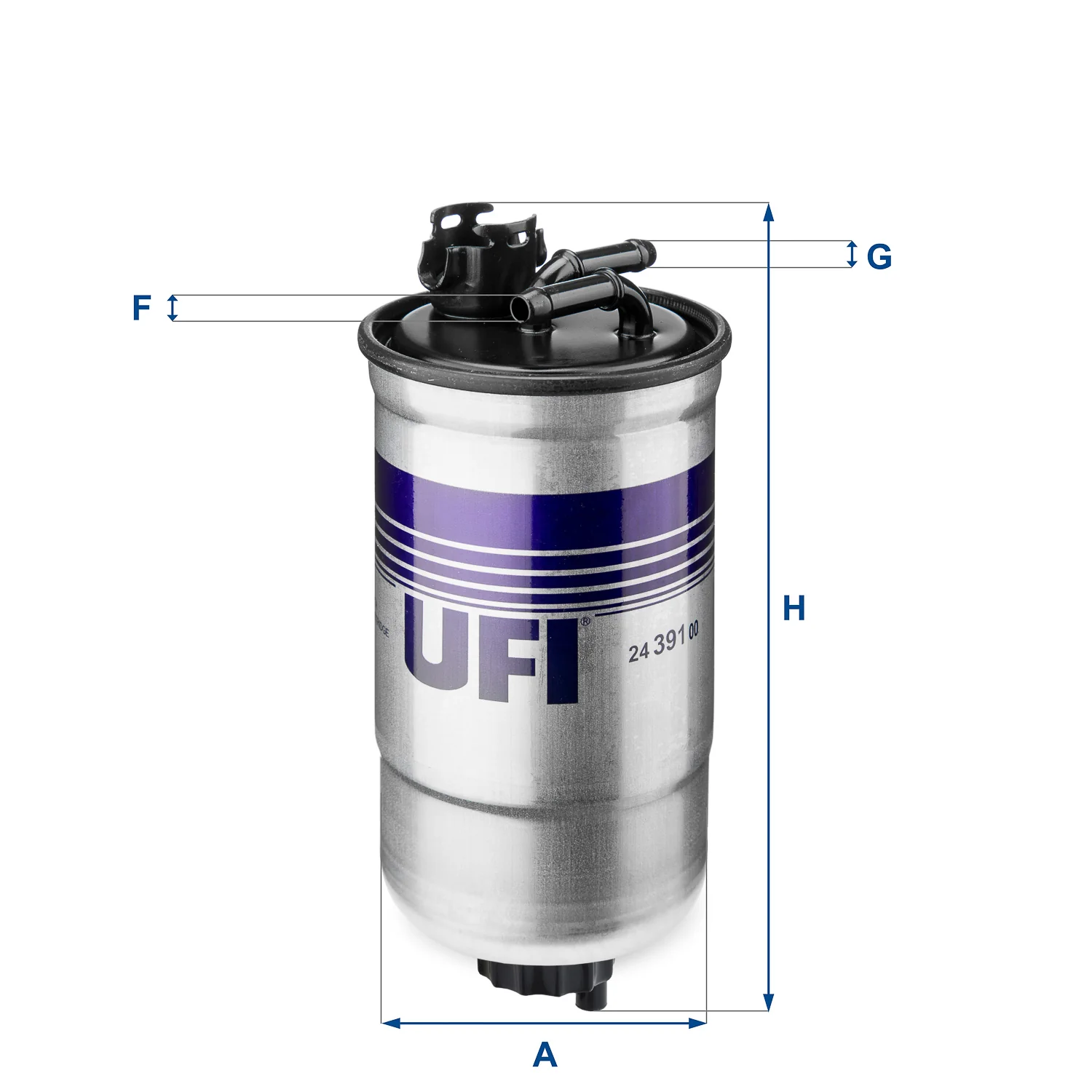 UFI Filters - 24.391.00 - Kraftstoff-Leitungsfilter Inline