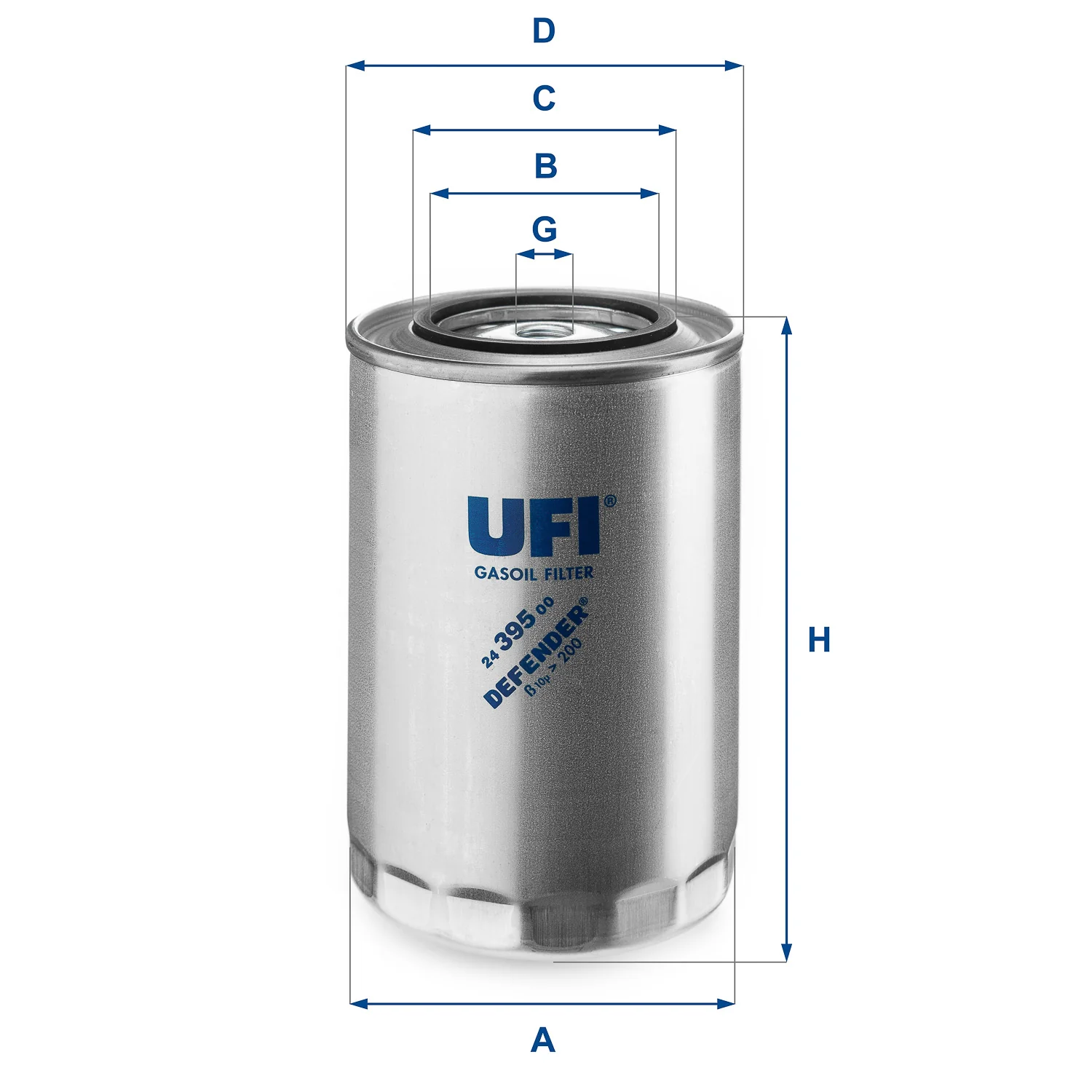 UFI Filters - 24.395.00 - Kraftstofffilterelement