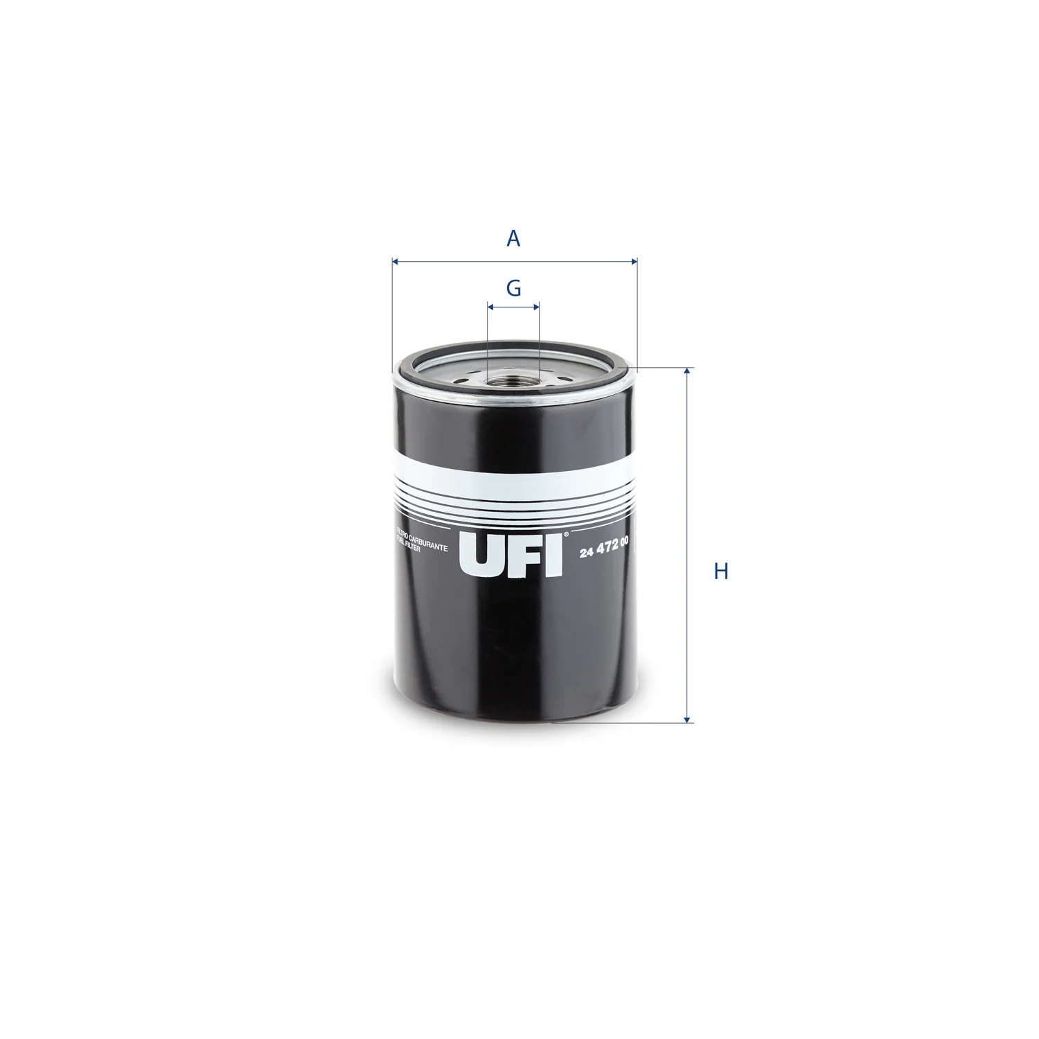 UFI Filters - 24.472.00 - Kraftstofffilter SpinOn