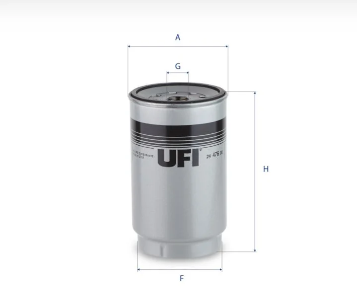 UFI Filters - 24.476.00 - Kraftstofffilter SpinOn