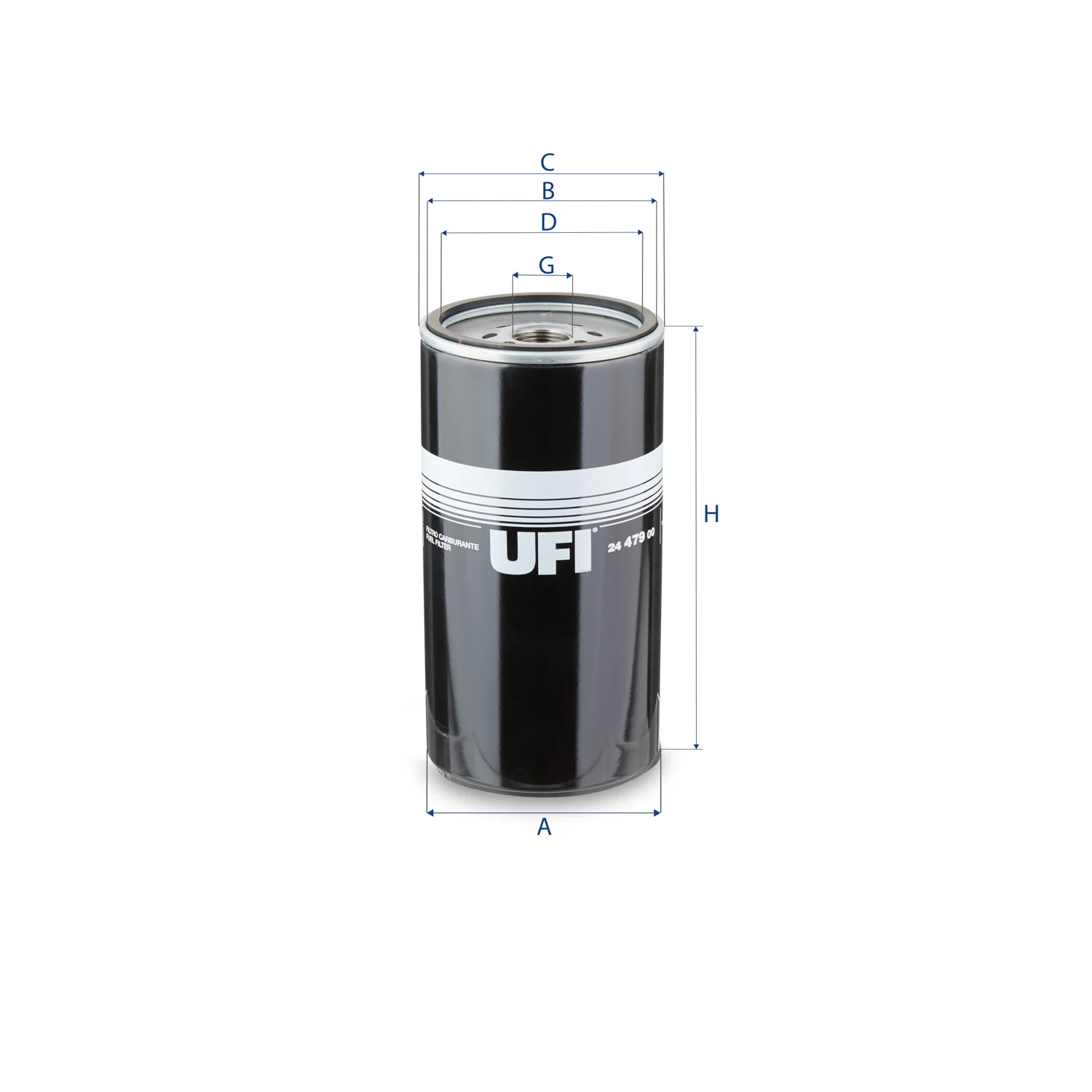 UFI Filters - 24.479.00 - Kraftstofffilter SpinOn