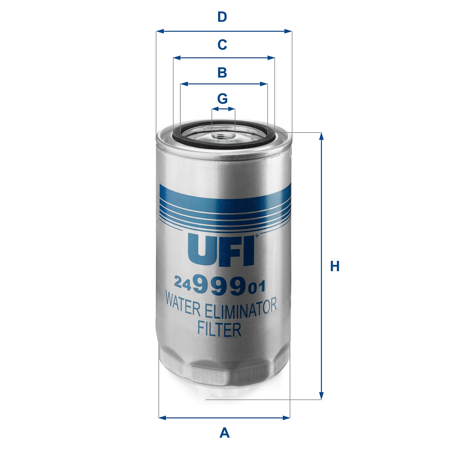 UFI Filters - 24.999.01 - Kraftstofffilterelement