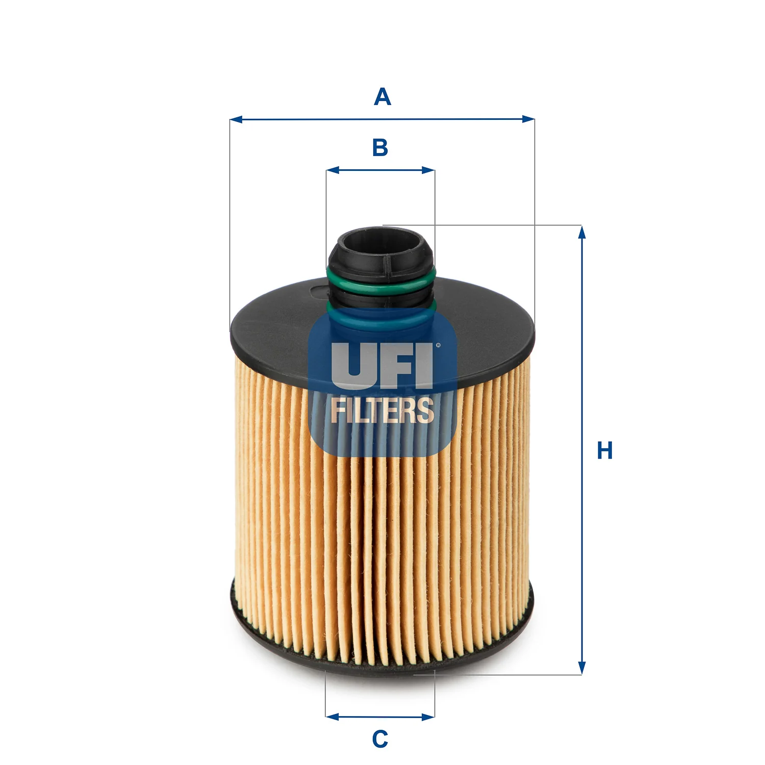 UFI Filters - 25.083.00 - Ölfilterelement (metallfrei)