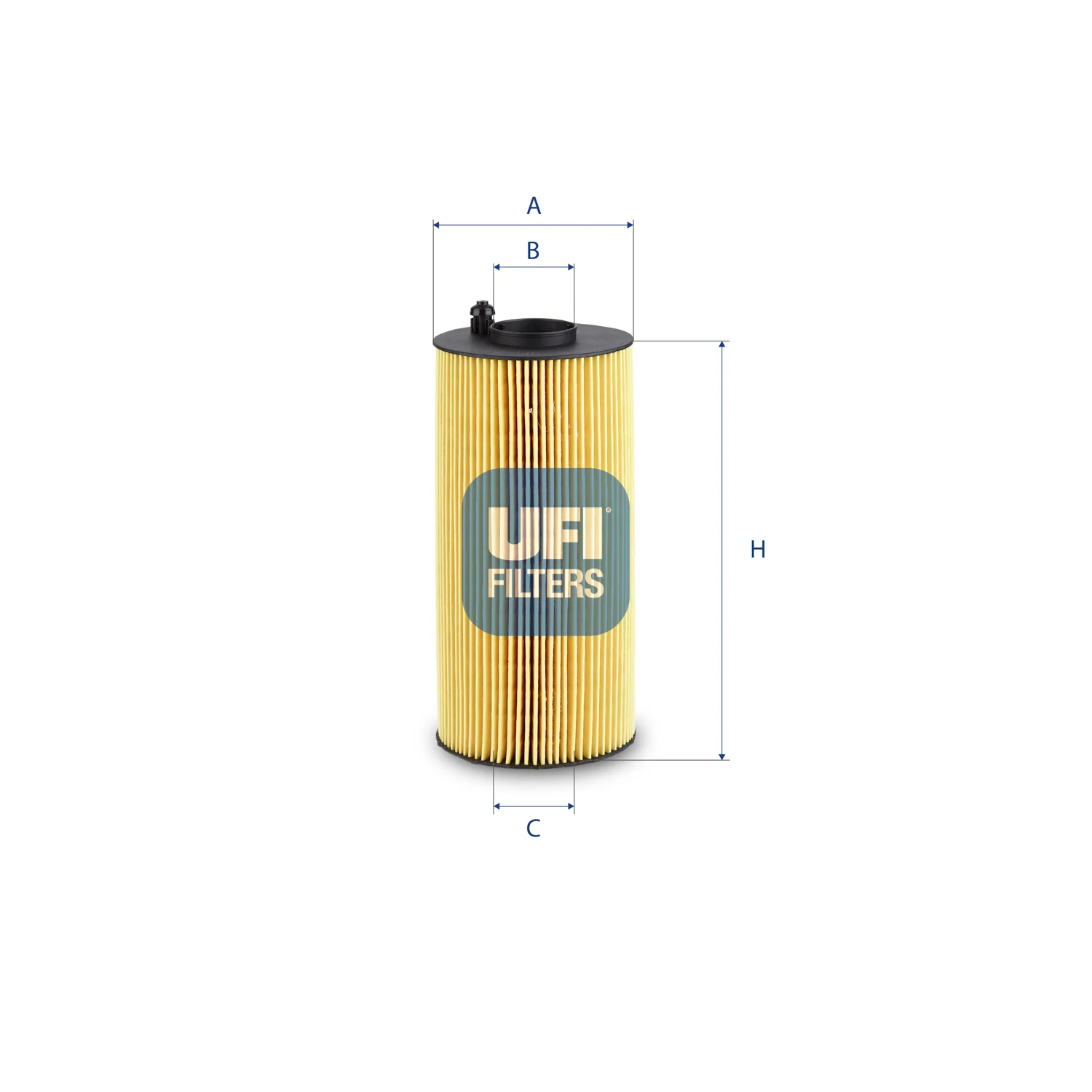 UFI Filters - 25.240.00 - Ölfilterelement (metallfrei)