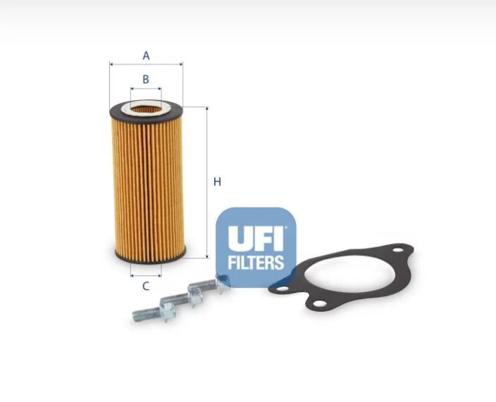 UFI Filters - 25.265.00 - Ölfilterelement (metallfrei)
