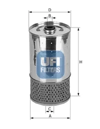 UFI Filters - 25.499.01 - Ölfilterelement