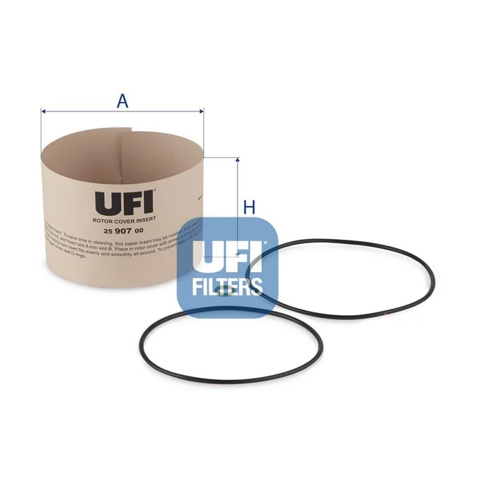UFI Filters - 25.907.00 - Ölfilterelement (Servicekit)