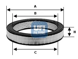 UFI Filters - 27.057.00 - Luftfilterelement