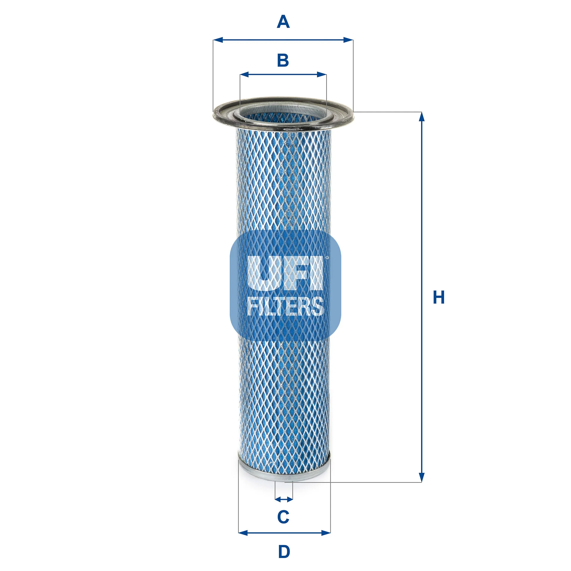 UFI Filters - 27.180.00 - Luftfilterelement (Sekundärelement)