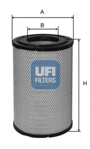UFI Filters - 27.410.00 - Luftfilterelement