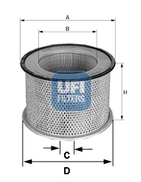 UFI Filters - 27.C68.00 - Luftfilterelement