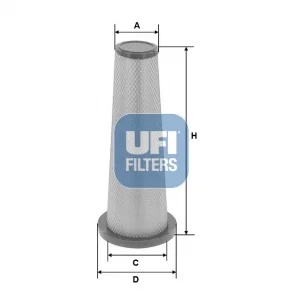UFI Filters - 27.D25.00 - Luftfilterelement