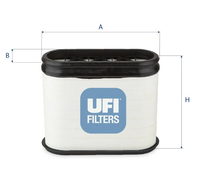 UFI Filters - 27.H00.00 - Luftfilterelement