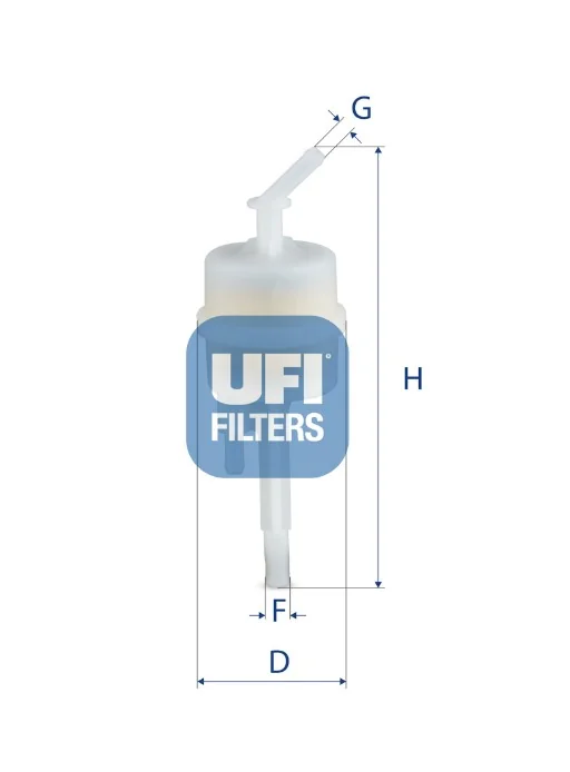 UFI Filters - 27.H07.00 - Luftfilter-Leitungsfilter Inline