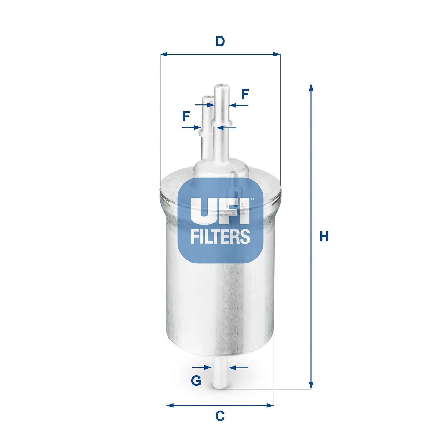 UFI Filters - 31.840.00 - Kraftstoff-Leitungsfilter Inline