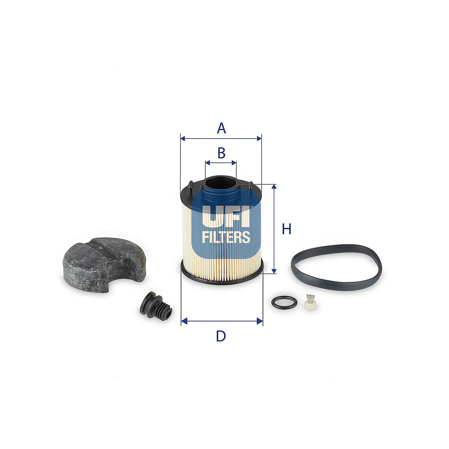 UFI Filters - 44.011.00 - Harnstofffilterelement (Servicekit)