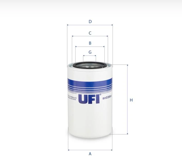 UFI Filters - 80.039.00 - Ölfilter SpinOn