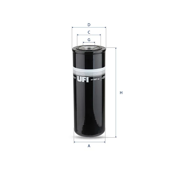 UFI Filters - 87.027.00 - Hydraulikfilter SpinOn